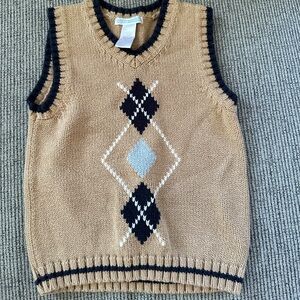 Janie and Jack boys' argyle sweater vest size 3T